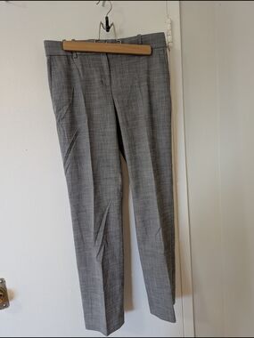 Ann Taylor Gray Women's Dress Pants - Straight Leg